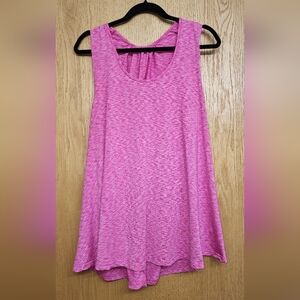 Pink Sleeveless Workout Top